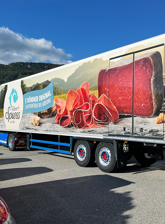 LKW mit Albert Spiess Design