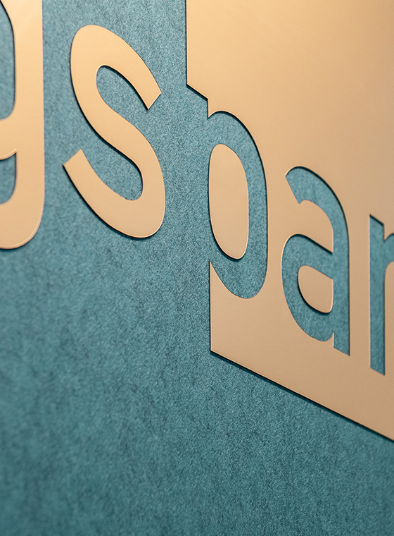 Detailaufnahme Logo Bildungspark