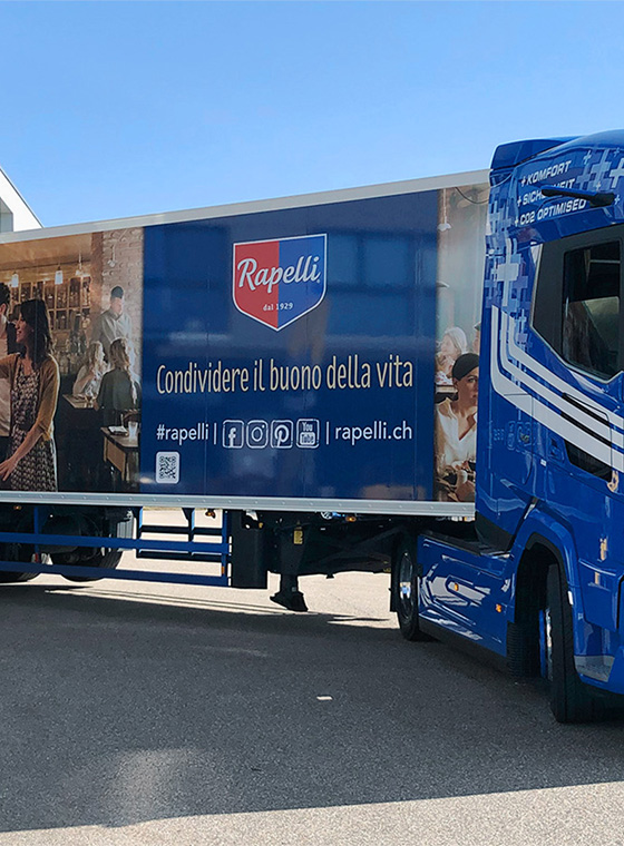LKW mit Rapelli Design