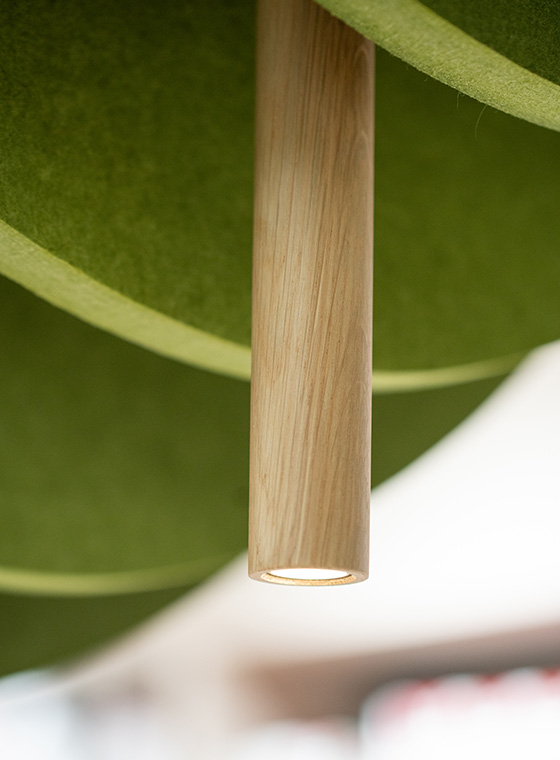 Detailaufnahme Leuchte