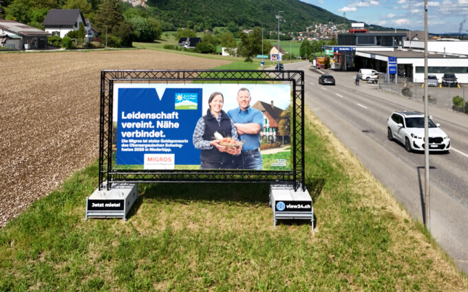 Vermietung Werbeblachen