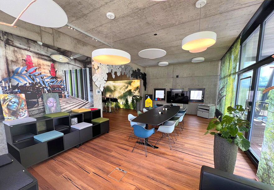 Raumansicht Showroom