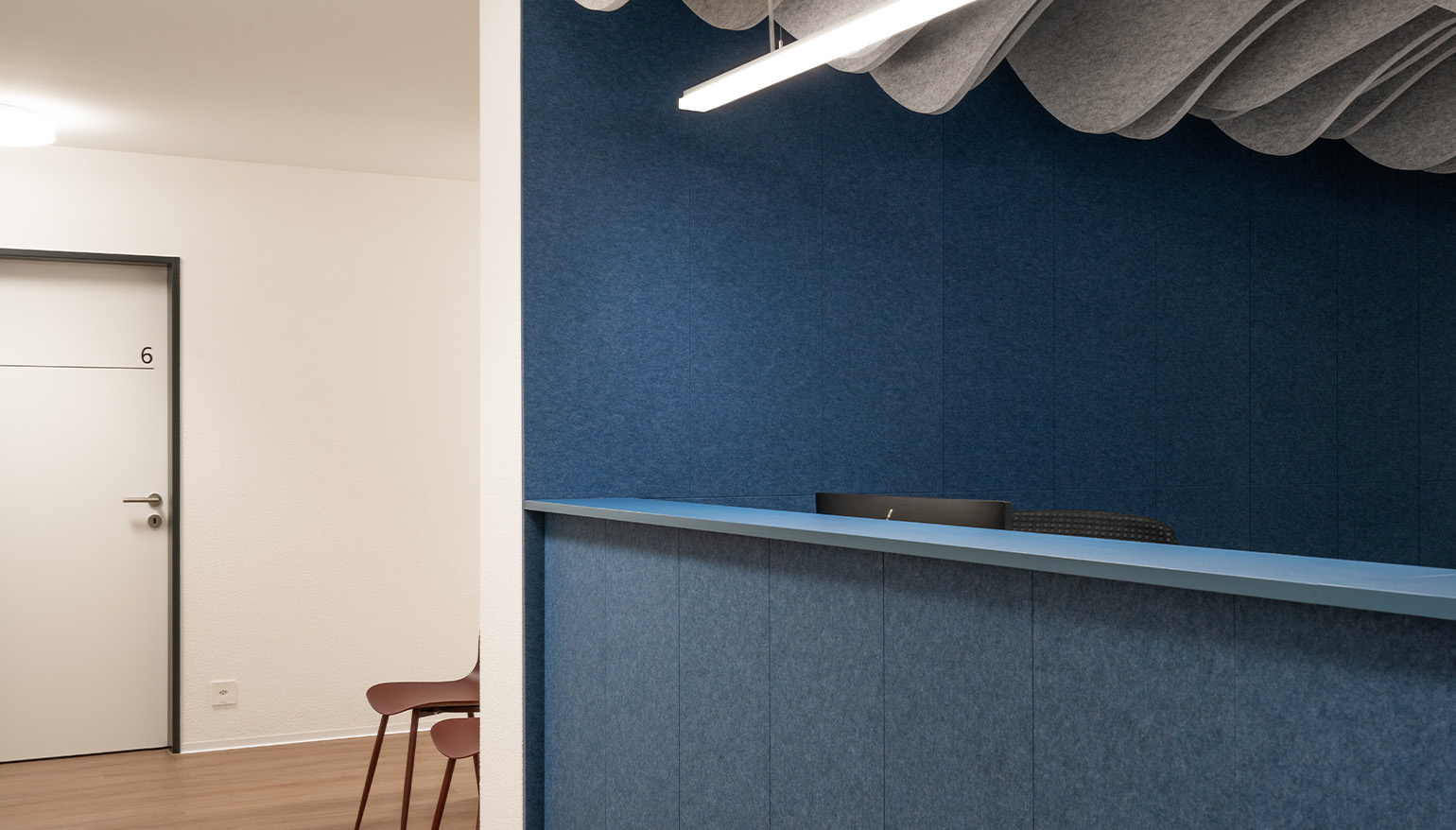 Detailaufnahme Empfangsbereich