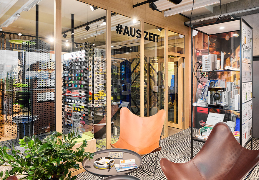 Raumansicht Showroom